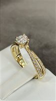 Ringe Salvini Dame Sospiro in Gelbgold Diamante 0.41 Ct 81114573 - 81114573